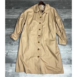 Kika Vargas for Target Scalloped Tan Coat Size 1X